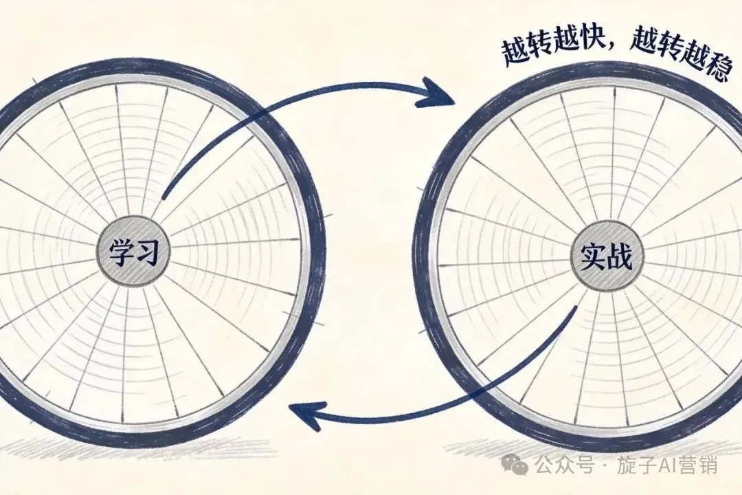 学习与实战相互推动的复盘图